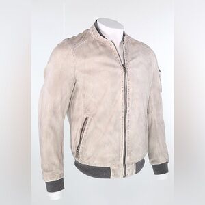 MILESTONE Exceptional Hand Crafted Leather Jacket Distressed Sz M Like New $675